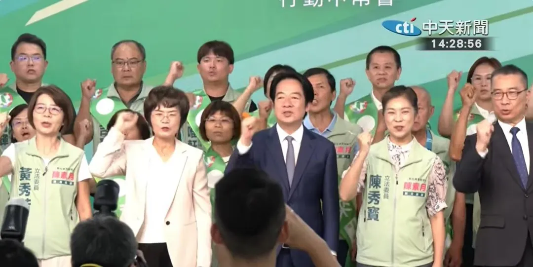 民進黨行動中常會的第三站19日移師彰化縣舉行。(圖/中天新聞)