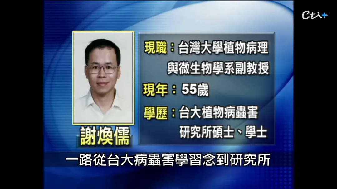 台大副教授謝煥儒無辜遭打死，學界痛失「亞洲第一樹醫」。(圖/老Z調查線)