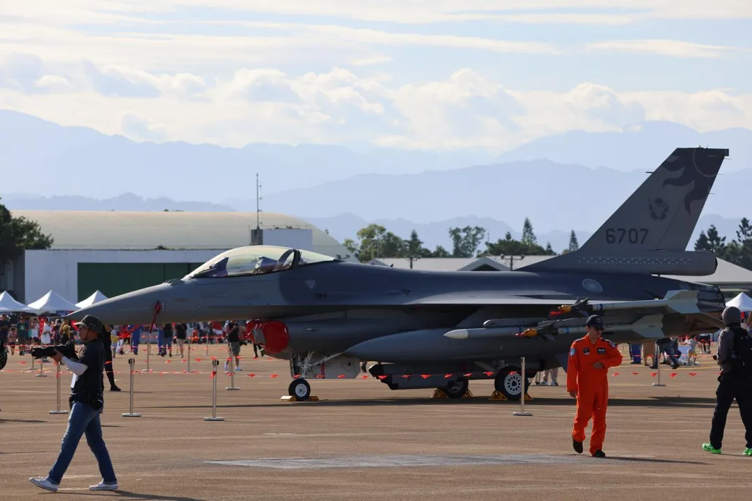 台灣對美軍購F-16V戰機，至今沒有任何一架抵台交機。（資料照片）