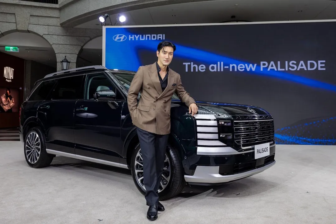 韓團SUPER JUNIOR成員崔始源20日驚喜現身台北。（圖／現代汽車 提供）