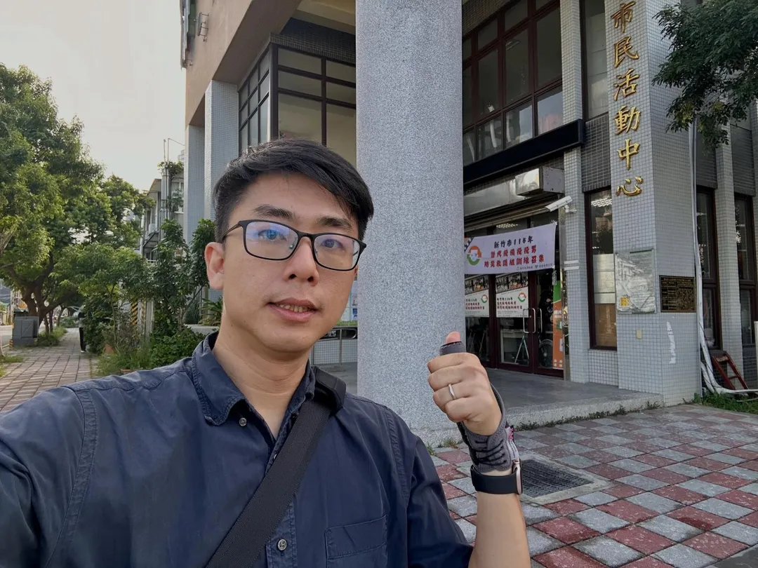 初選落敗的民進黨新竹市議員劉崇顯,發文表示將繼續參選爭取連任(攝自劉崇顯臉書)