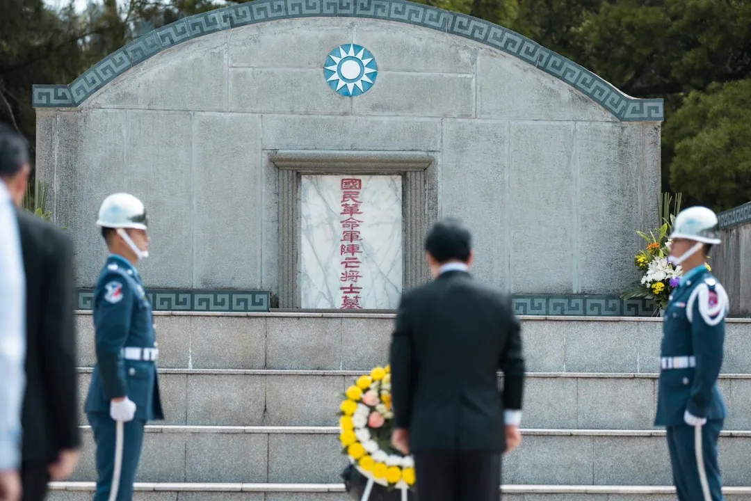 賴清德總統2024年前往金門參加823砲戰追悼儀式。(圖/總統府)