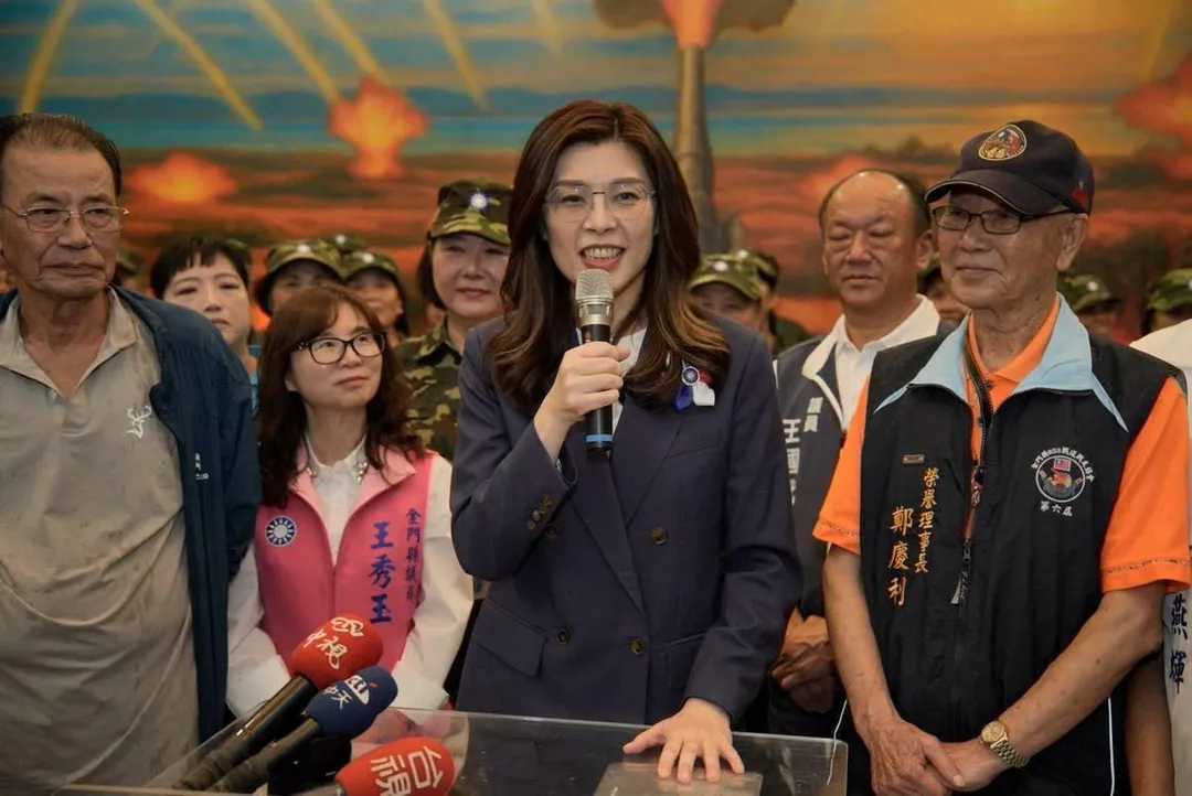 鄭麗文代表國民黨，再次向所有捍衛八二三、並為八二三犧牲的軍民致上最高敬意。（圖/國民黨提供）