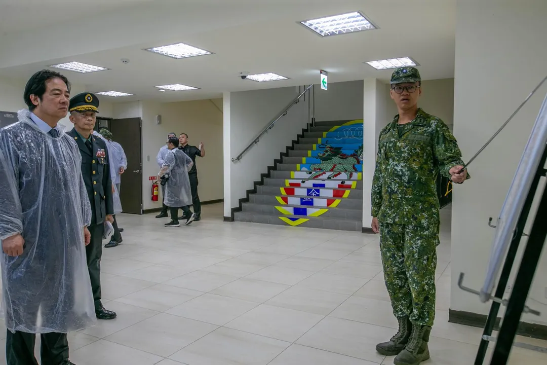 總統賴清德在823砲戰68周年前往金門視察。(圖/總統府提供)