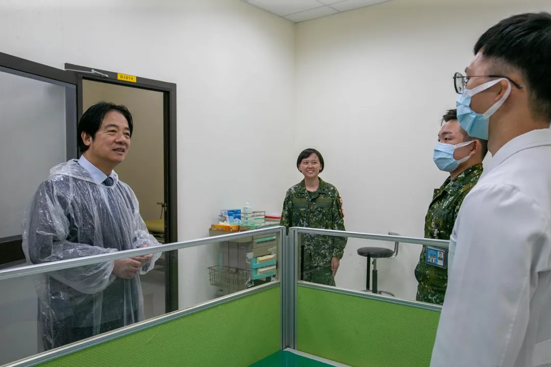 總統賴清德在823砲戰68周年前往金門視察。(圖/總統府提供)