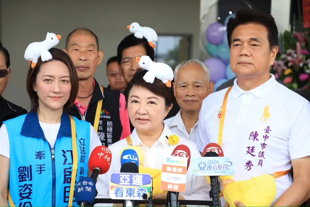 盧秀燕受訪。（圖/台中市府提供）