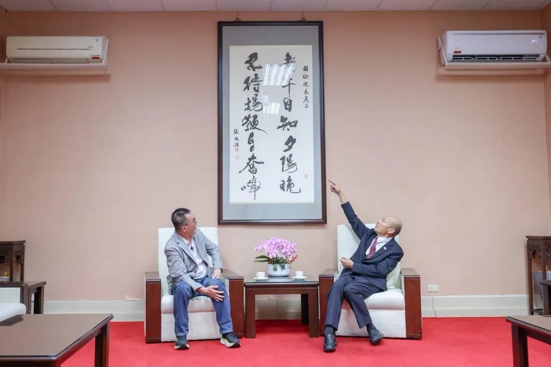 李四川日前與韓國瑜會面。(圖/翻攝韓國瑜臉書)