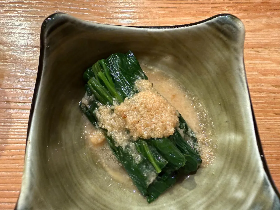 胡麻菠菜。(圖/黃宏輝提供)