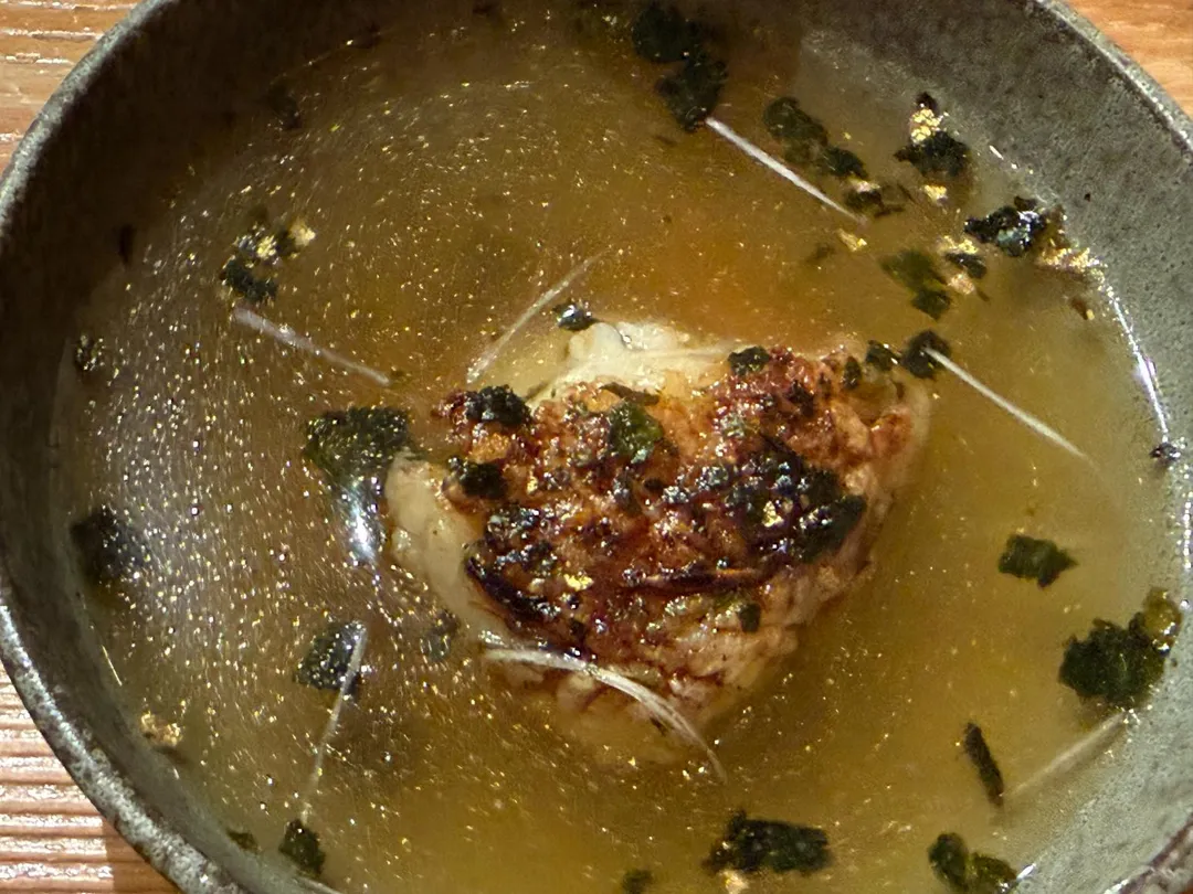 雞高湯茶泡飯。(圖/黃宏輝提供)