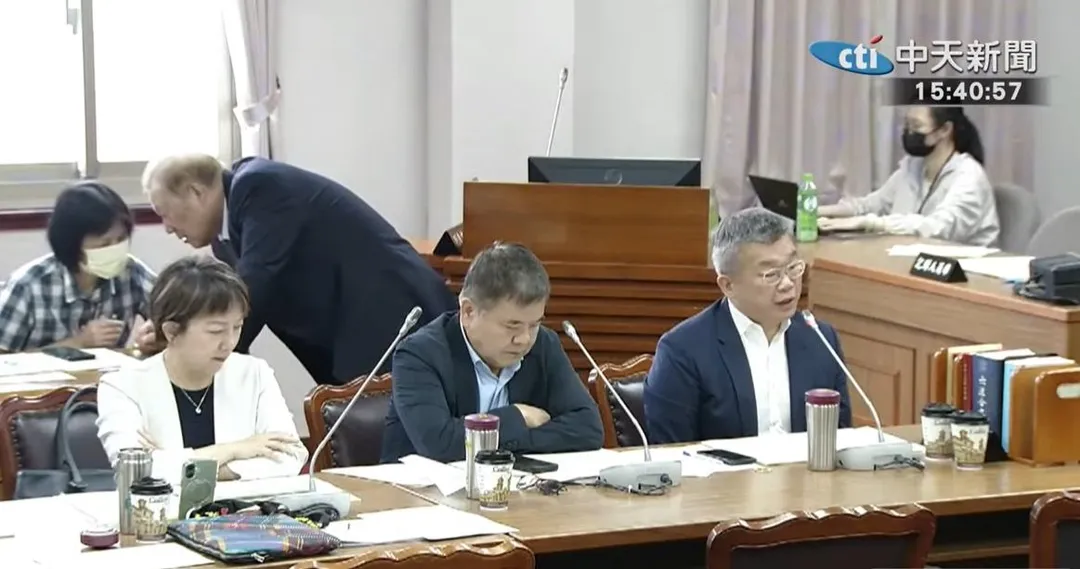 民進黨立院黨團總召蔡其昌。（圖／中天新聞）