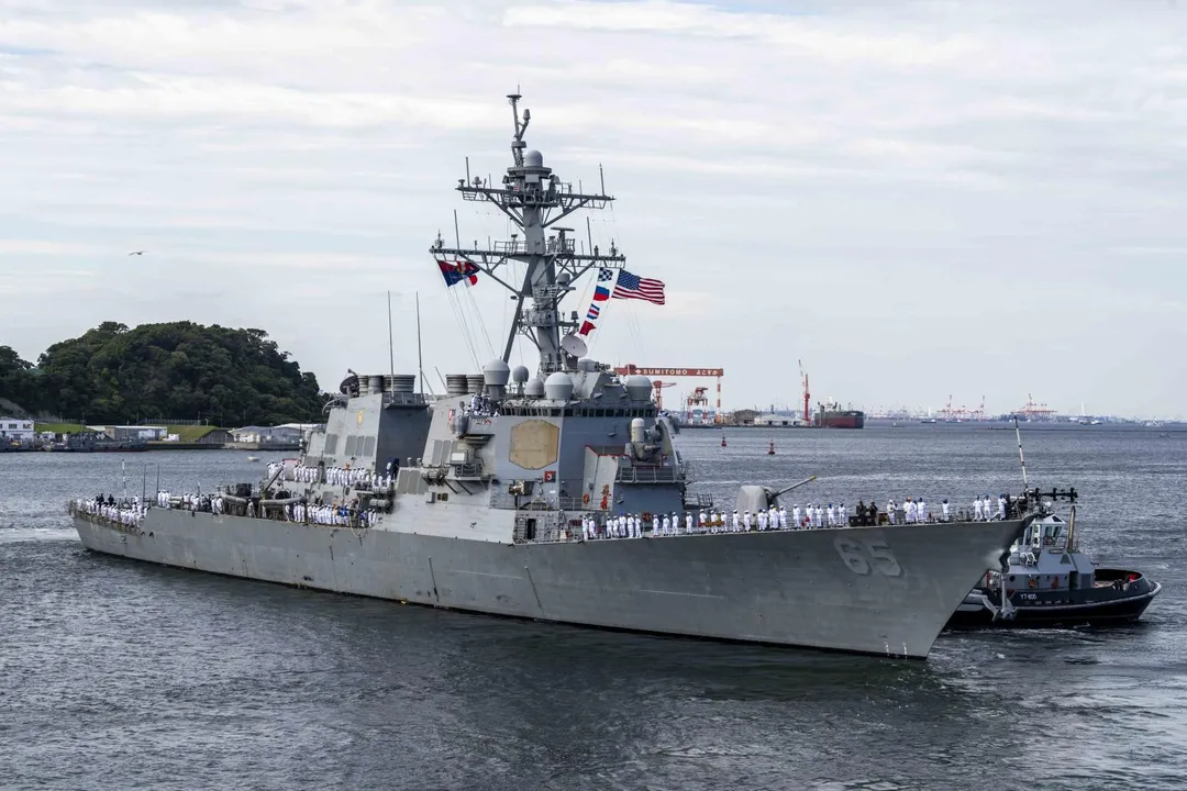 美軍勃克級驅逐艦班福特號。(圖/美國海軍)