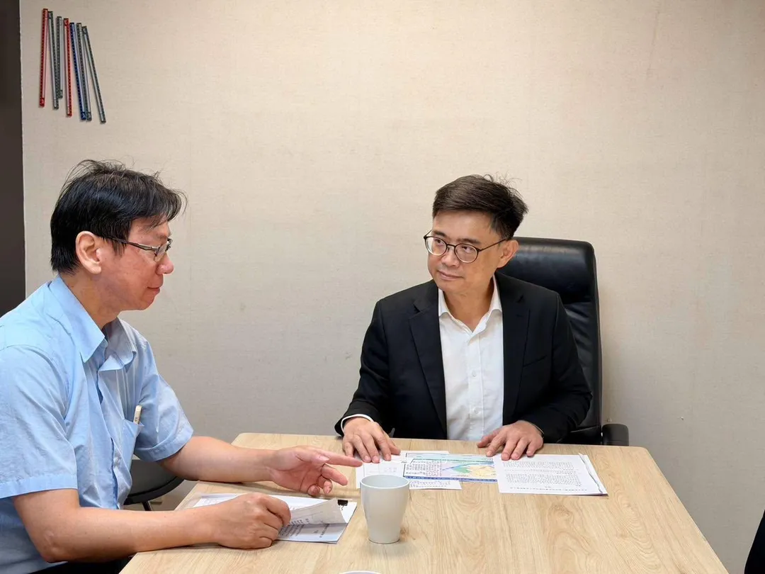 民進黨立委賴瑞隆開協調會爭取中央挹注高雄治水。（圖／翻攝賴瑞隆臉書）