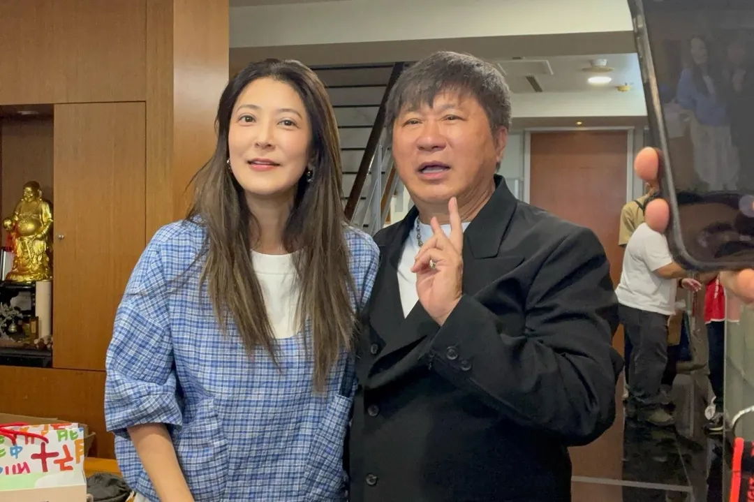 胡瓜(右)與丁柔安(左)27日出席公益活動。(圖/記者郭竹倩 攝)