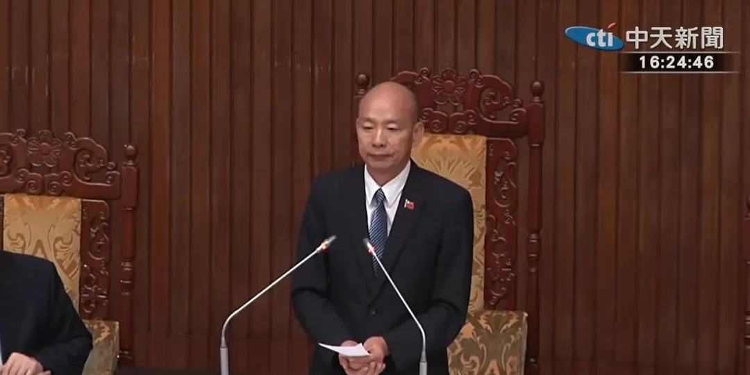 立法院長韓國瑜。（圖／中天新聞）