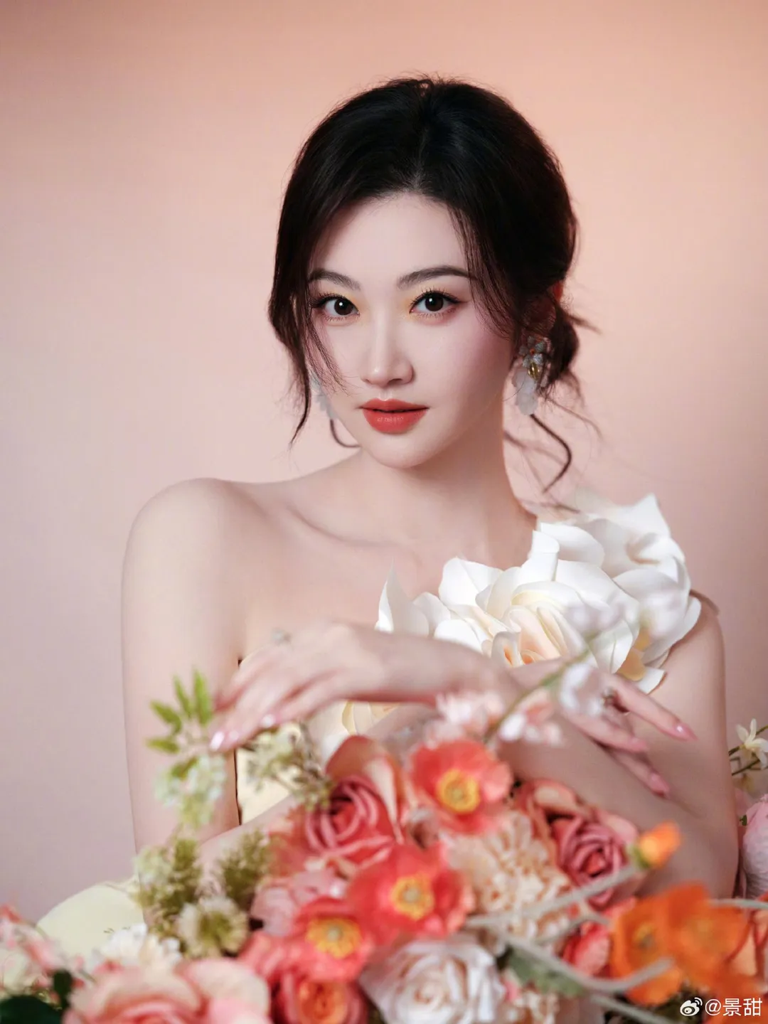 女星景甜捲入代孕風波。(圖/翻攝景甜微博)