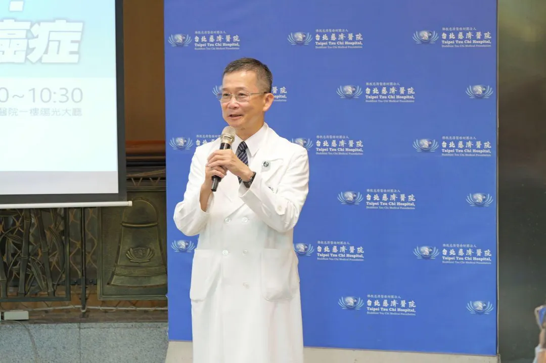 何景良副院長指出，白血病屬於液態腫瘤，無法透過觸摸發現且初期多無明顯症狀，因此往往不易及早察覺。（圖／台北慈濟醫院）