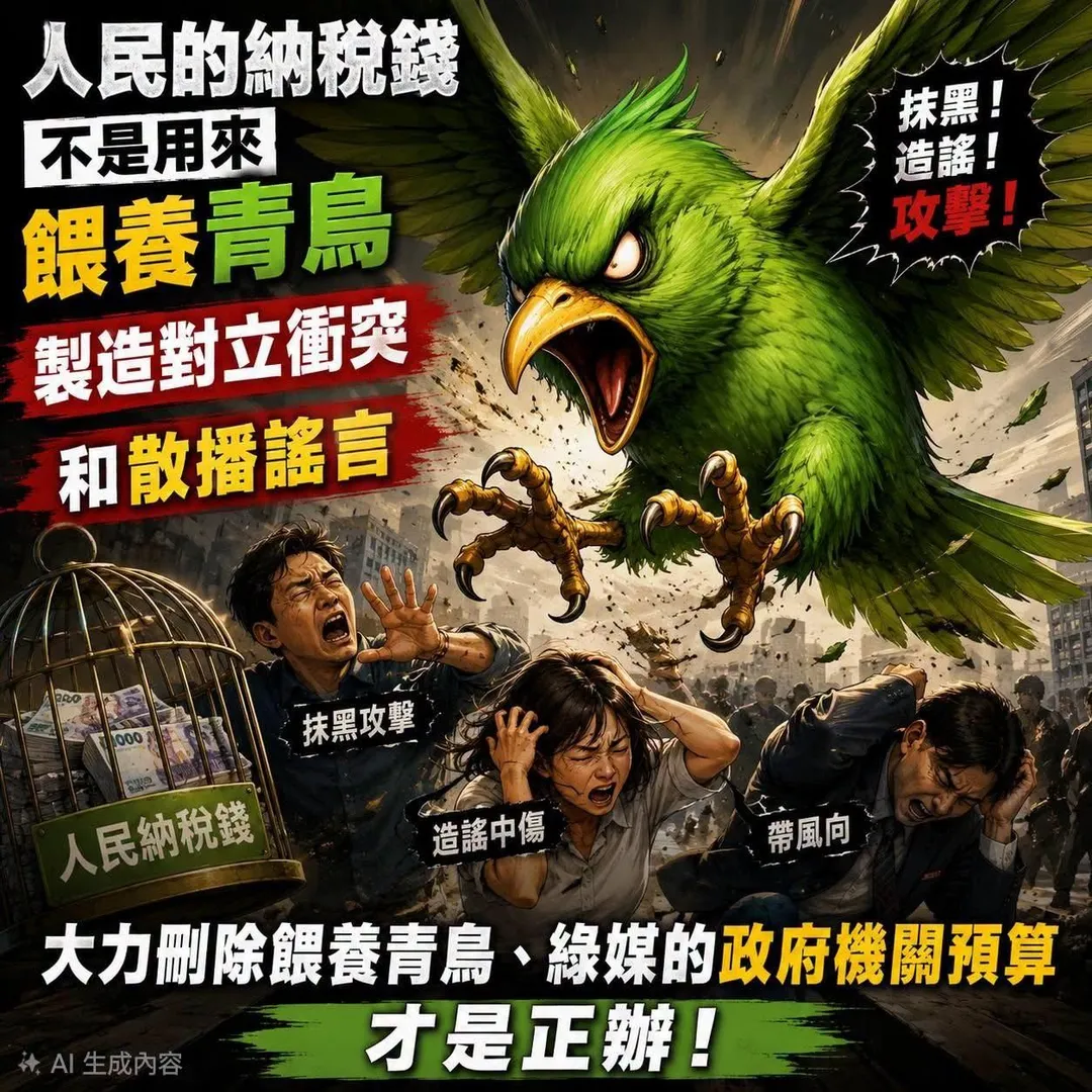 翁曉玲強嗆人民的納稅錢不是拿來養青鳥的。(圖/翁曉玲臉書)