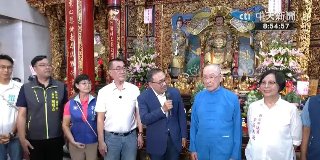 侯友宜致詞。(圖/中天新聞)