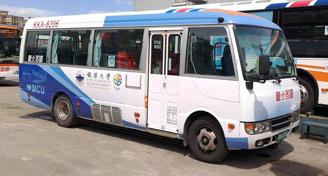 捷運鶯桃福德站直達銘傳大學桃園校區，跳蛙公車8/31試營運。（圖／新北市交通局提供）