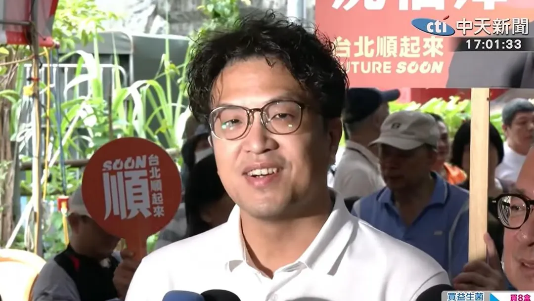 民進黨台北市長參選人沈伯洋資料照。（圖／中天新聞）