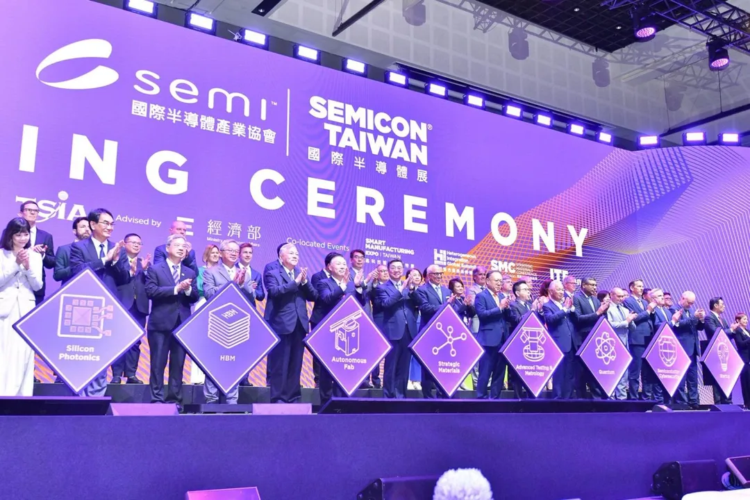 行政院長卓榮泰今（2）日出席「SEMICON Taiwan 2026國際半導體展」開幕典禮。（圖／行政院提供）