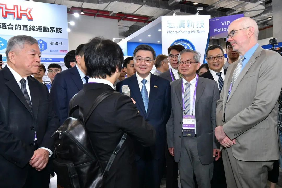 行政院長卓榮泰今（2）日出席「SEMICON Taiwan 2026國際半導體展」開幕典禮。（圖／行政院提供）