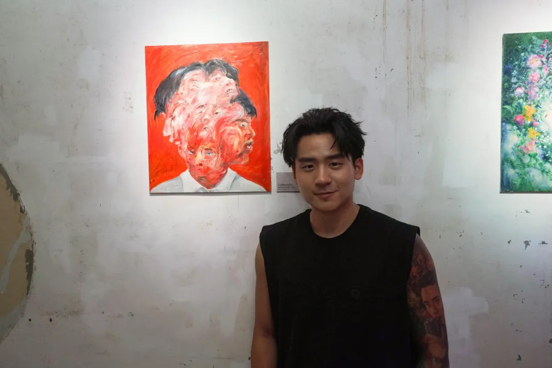 李杰明舉辦「限定畫展」結合新歌發表會。(圖/陶山音樂 提供)