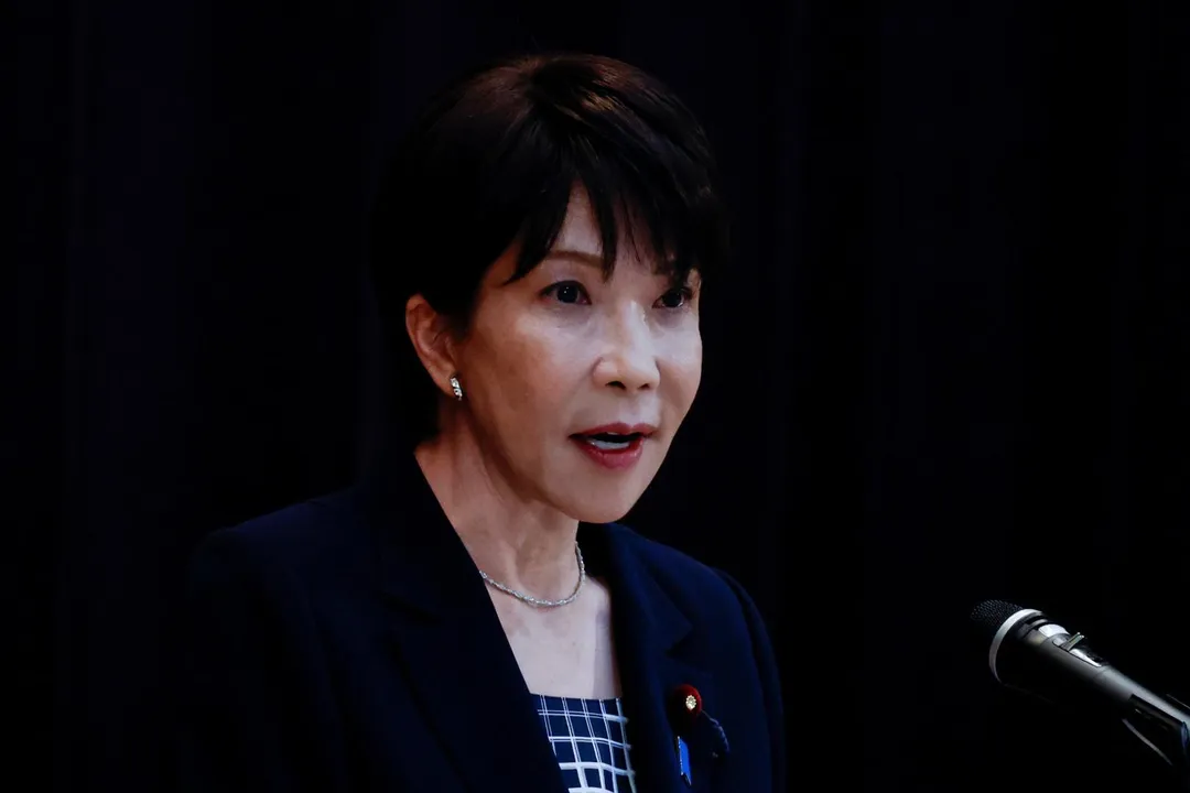 日相高市早苗。（圖／路透）