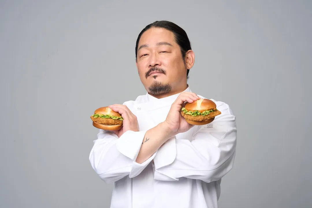 韓國米其林一星主廚金度潤宣布簽約台灣經紀公司，擔任速食品牌代言人。（圖／台灣麥當勞 提供）