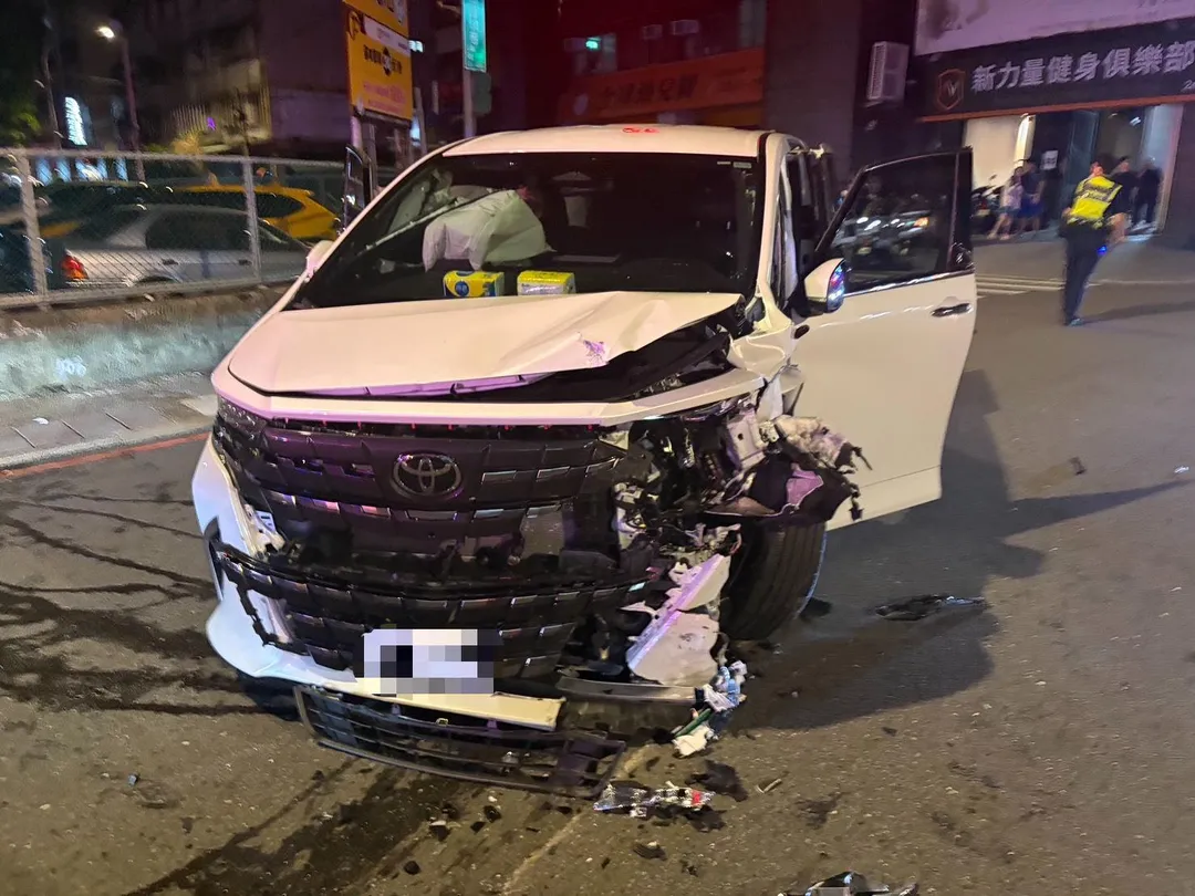 車禍現場。（圖／警方提供）