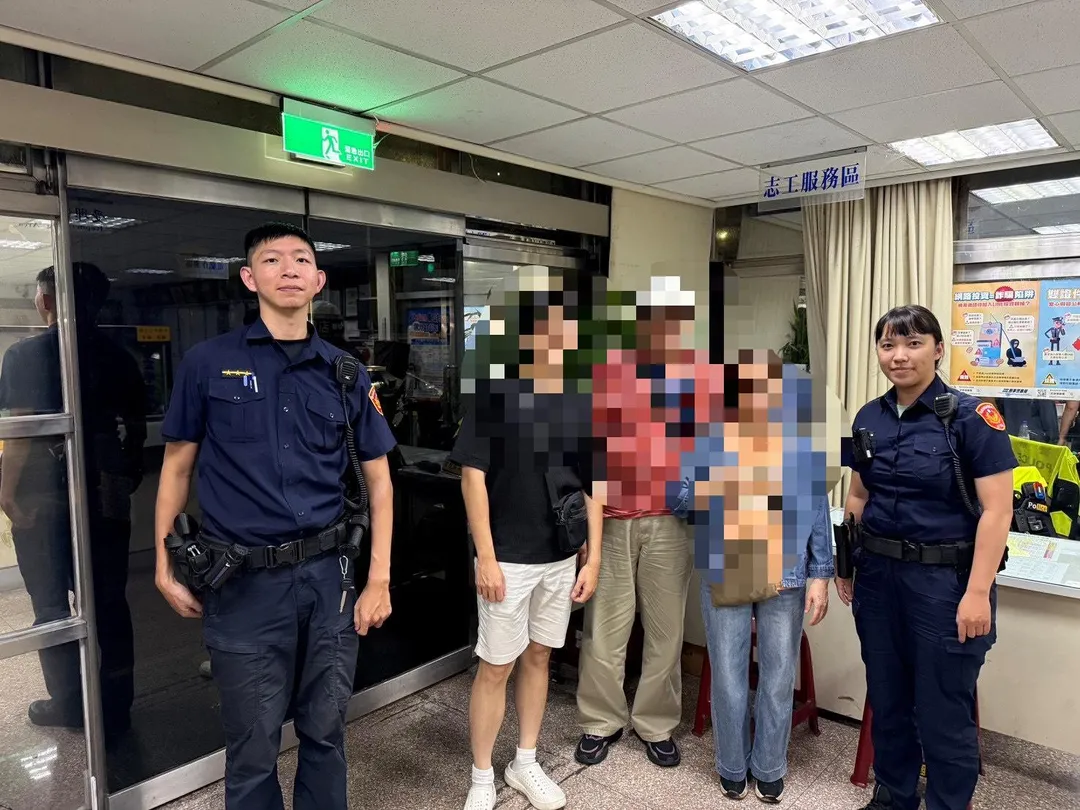 家屬發現王姓男子關機失聯後報警求助,林口警分局緊急協尋助其平安返家。(圖/警方提供)