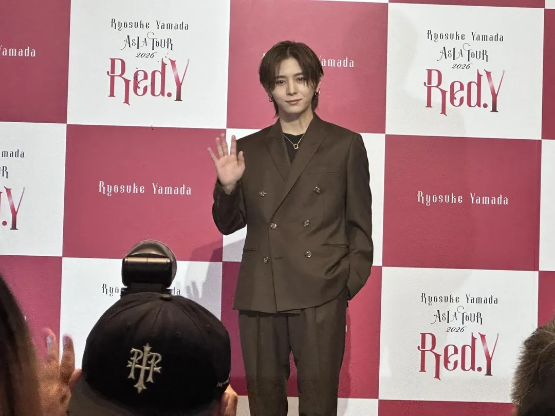 山田涼介被誇國寶級帥哥超害羞。(圖/記者 伍映澄 攝)