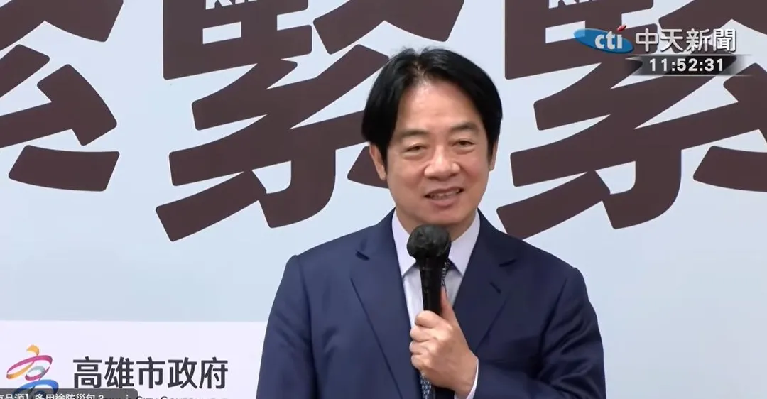賴清德今日出席陳其邁新書發表會。（圖/中天新聞）