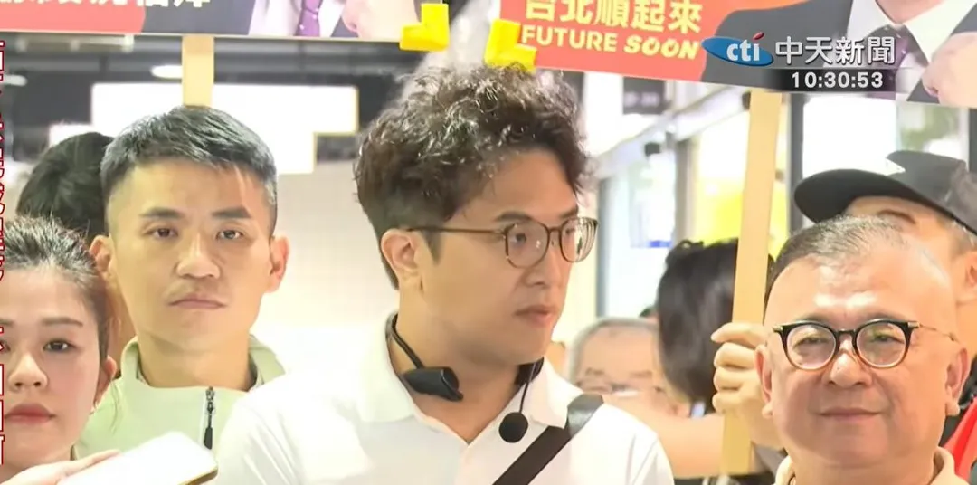 沈伯洋受訪。（圖/中天新聞）