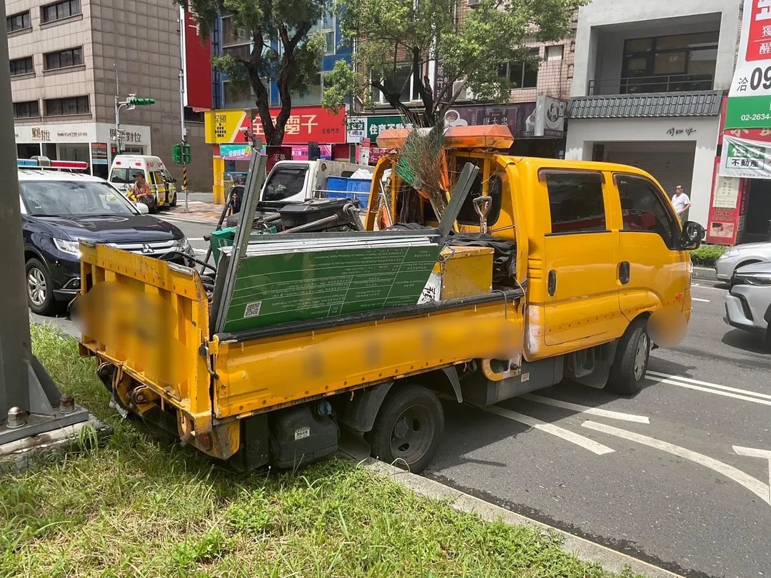 車禍現場。（圖／警方提供）