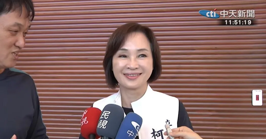 國民黨高雄市長參選人柯志恩。（圖／中天新聞）