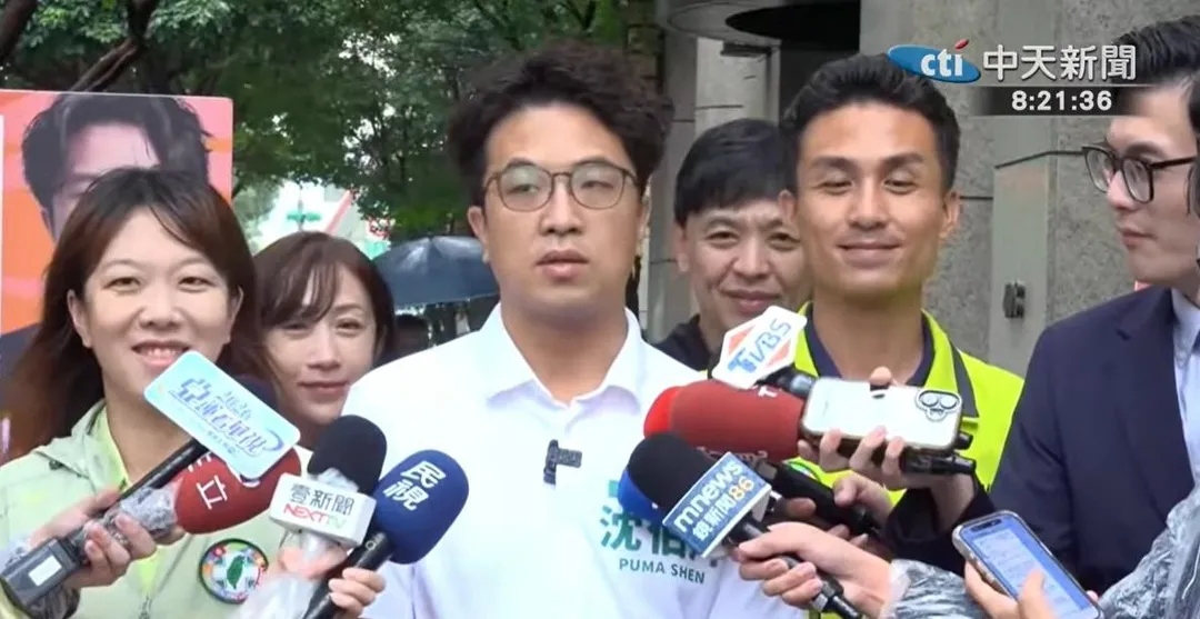 民進黨台北市長參選人沈伯洋。(資料照/中天新聞)