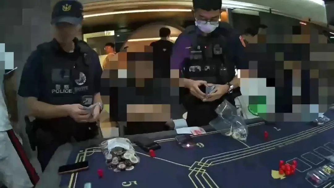 警方查緝畫面。(圖/警方提供)