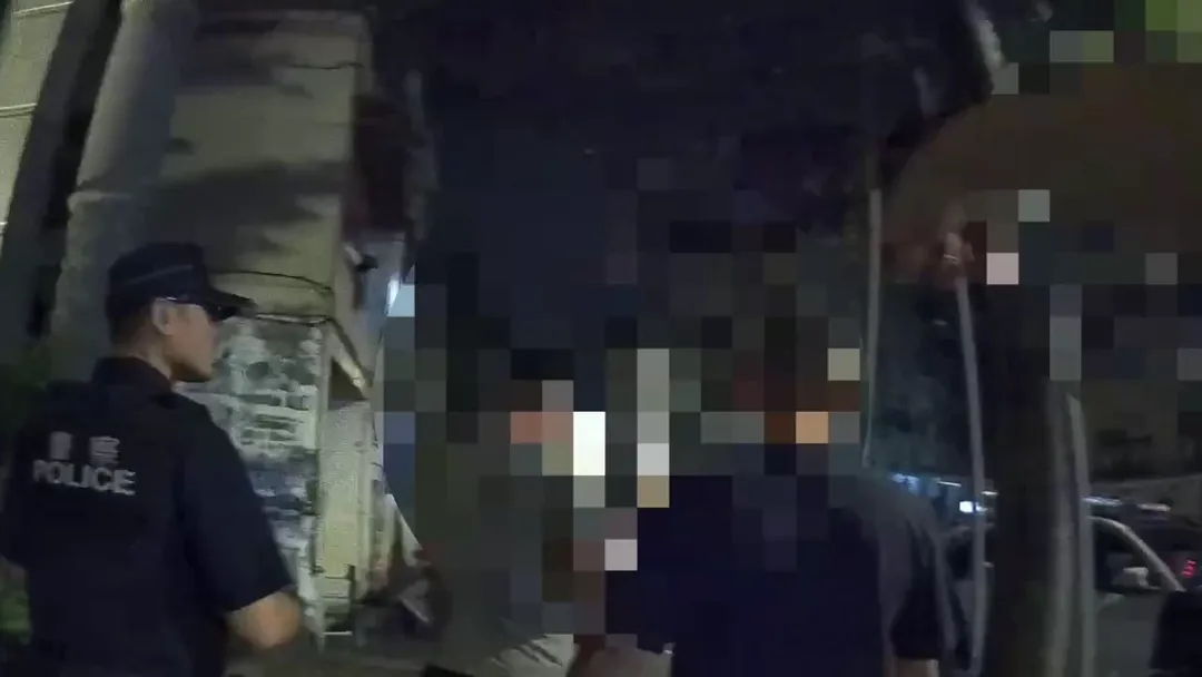 警方將一干人等通通帶回警局偵訊。(圖/警方提供)