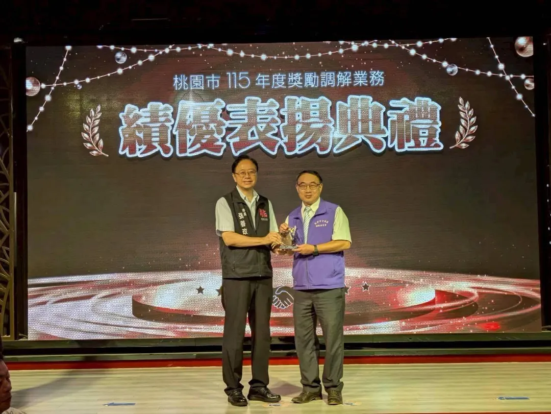 桃園普強里7連霸里長江長榮想退休，使得該里成為全國唯一未有人登記參選的里（攝自江長榮臉書）