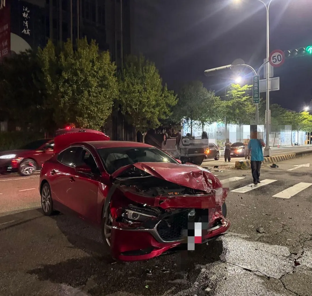 車禍現場。（圖／民眾提供）