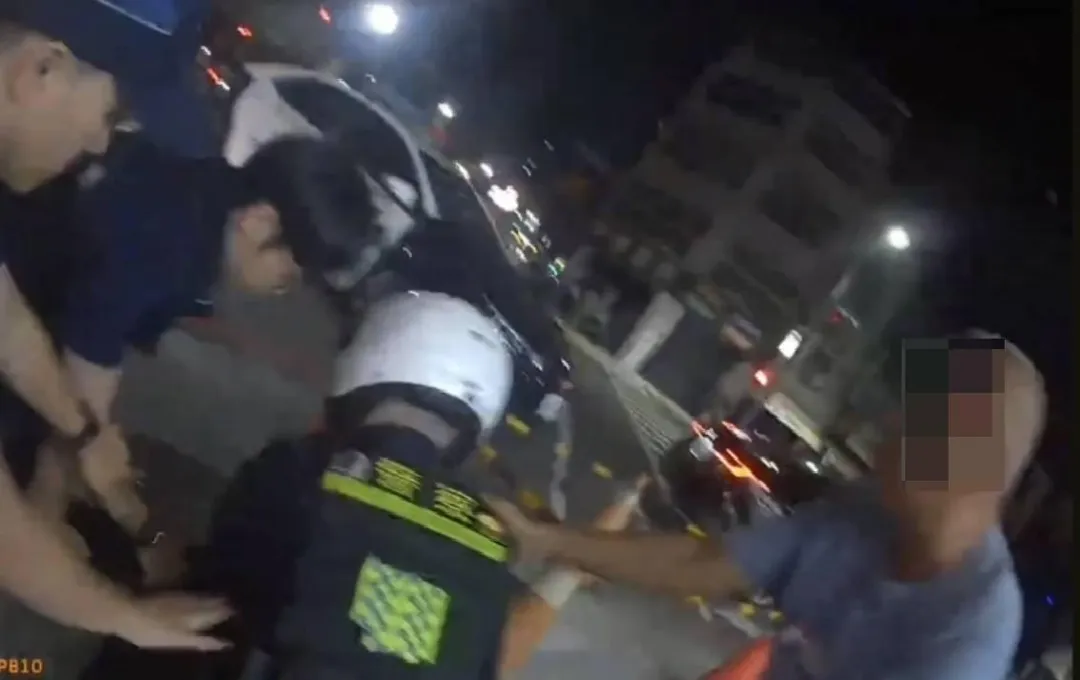 員警啟動快打警力,迅速控制現場。(圖/警方提供)