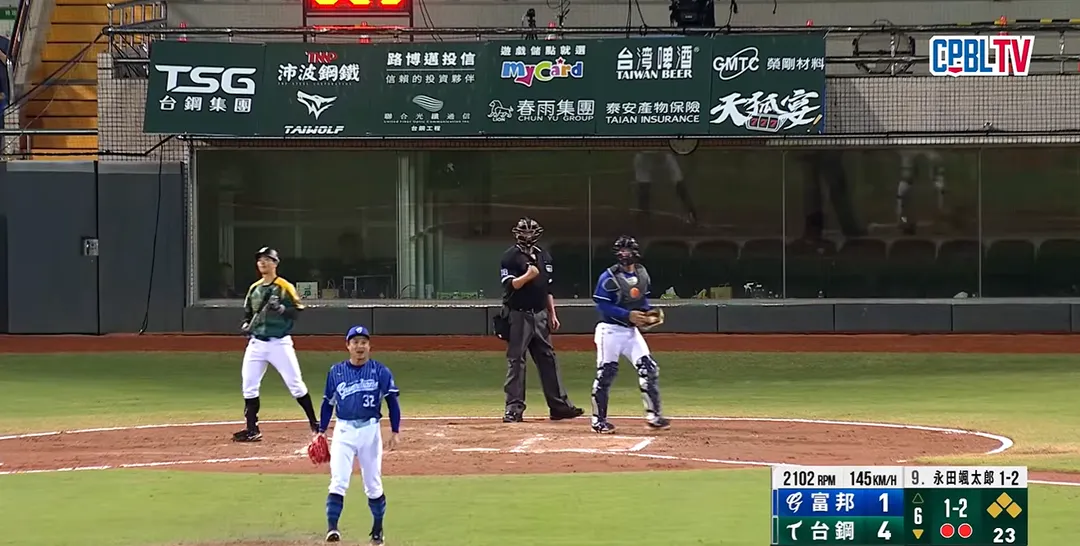 賴鴻誠。(圖/翻攝自CPBL TV)