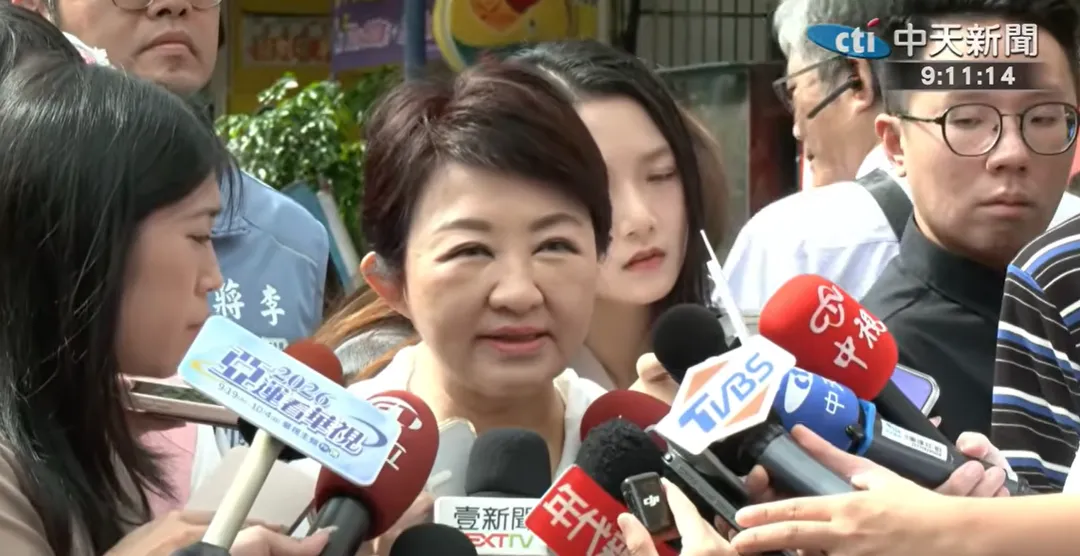 台中市長盧秀燕。(圖/中天新聞)