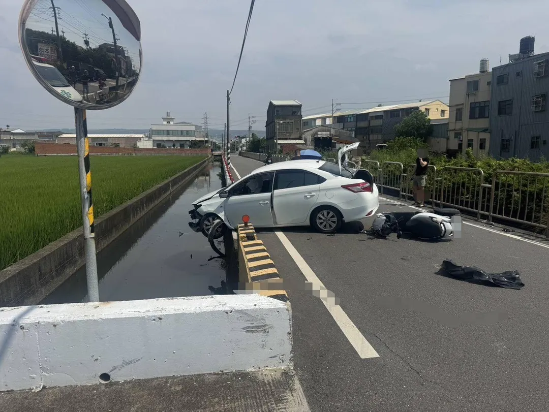 車禍現場。（圖／記者爆料網）