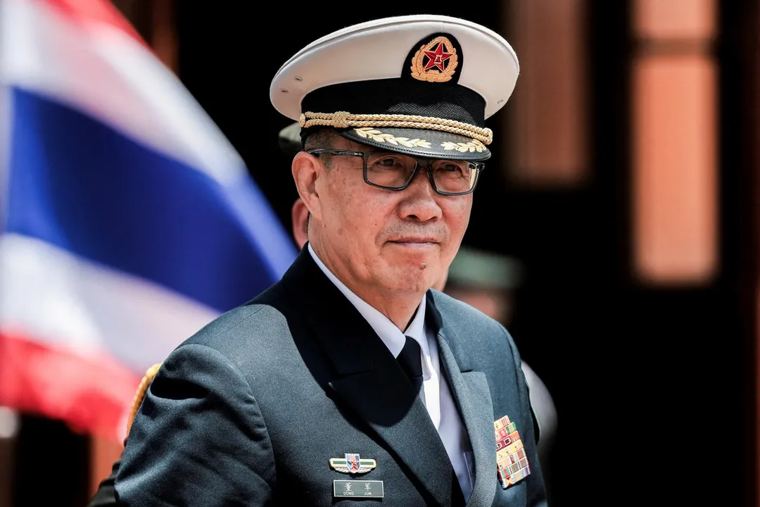 大陸國防部長董軍。（圖／路透社）