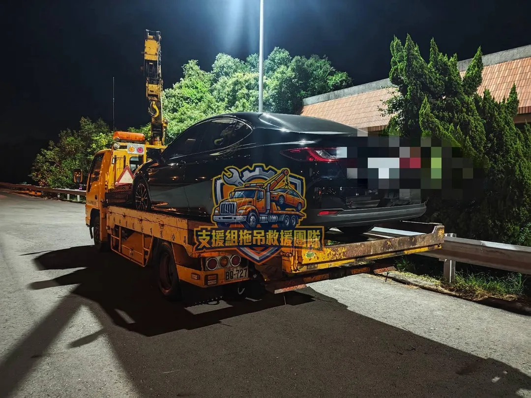 事故車。（圖／支援組拖吊救援團隊提供）