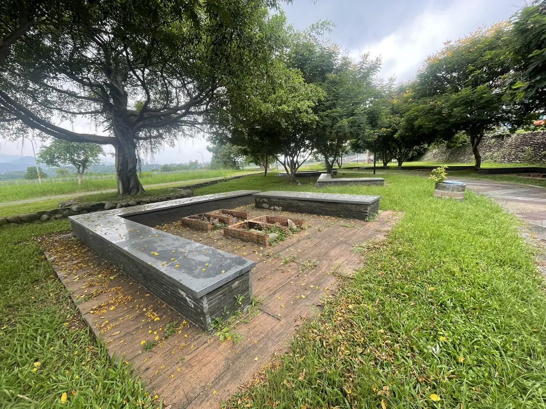 新北樹林區鹿角溪原住民主題部落公園,為全年開放河濱烤肉區。(圖/新北高灘處提供)
