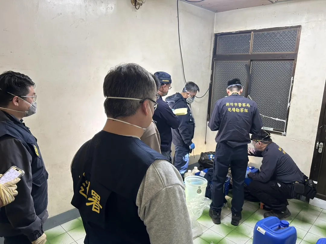 製毒工廠現場。（圖／翻攝畫面）
