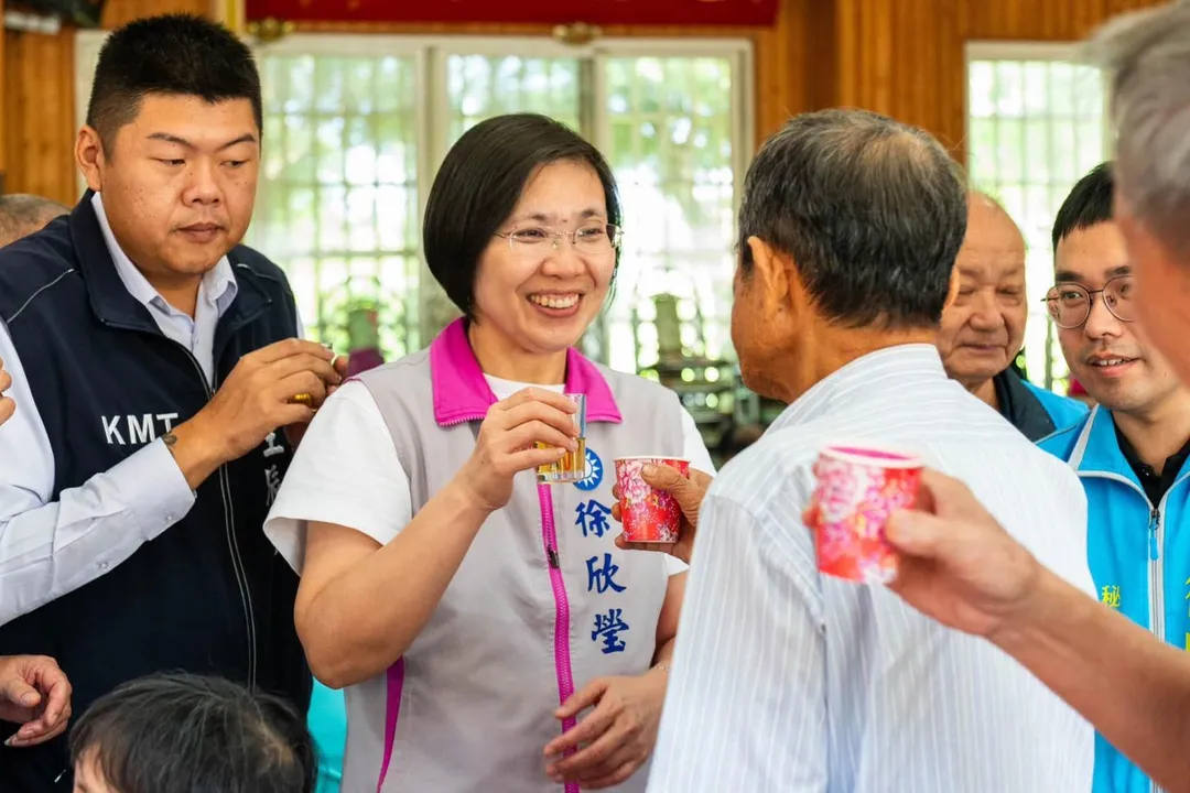 國民黨新竹縣長參選人徐欣瑩。（圖／國民黨新竹縣黨部提供）